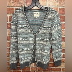 Telluride Clothing co. Lambswool blend Cardigan size S